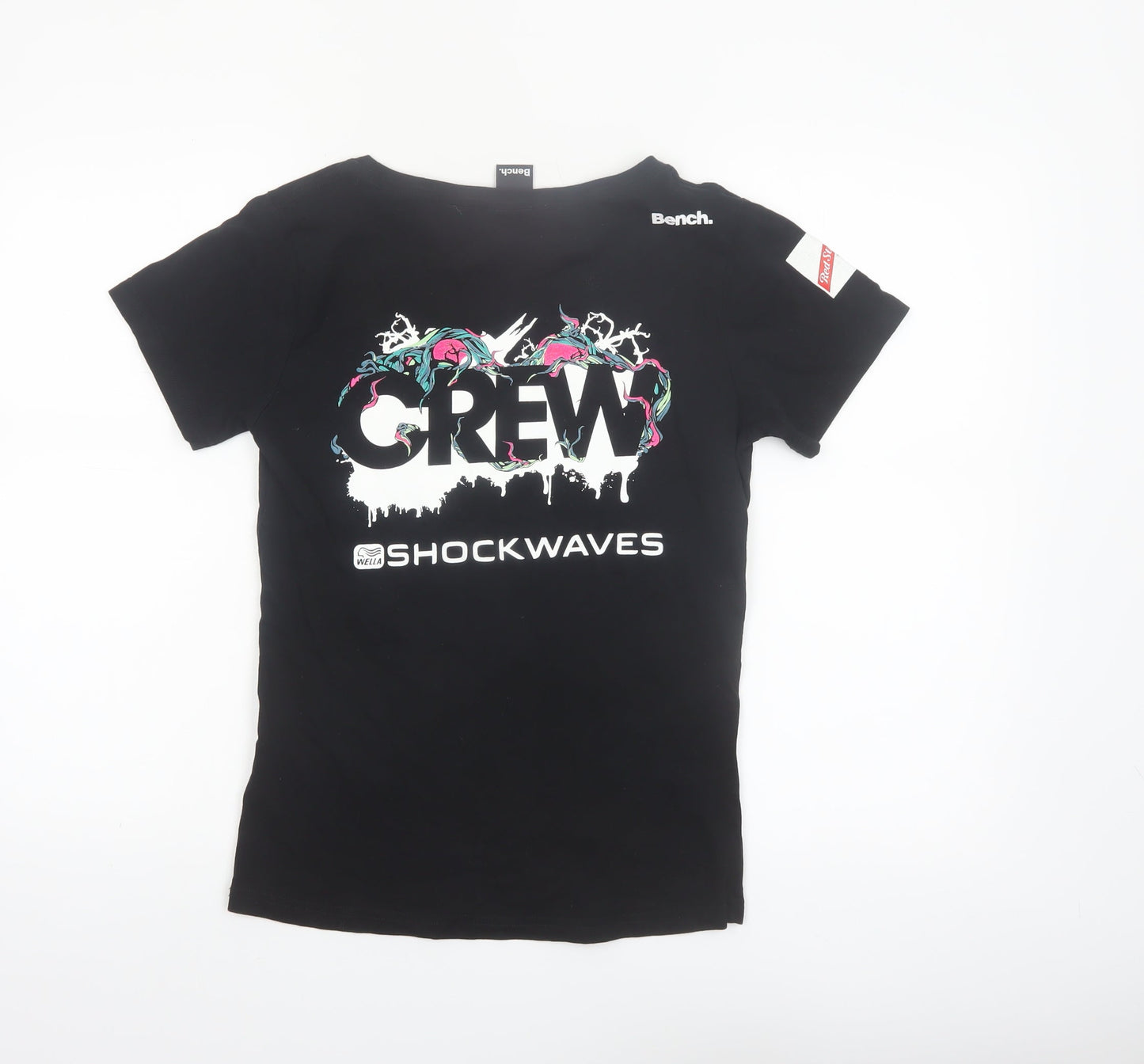 Bench Women's Black NME Awards 2009 Crew T-Shirt Size L