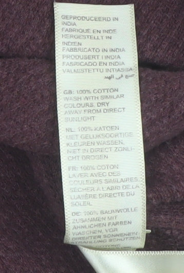 FatFace Men's Brown Cotton Long Sleeve Henley XL Regular Fit