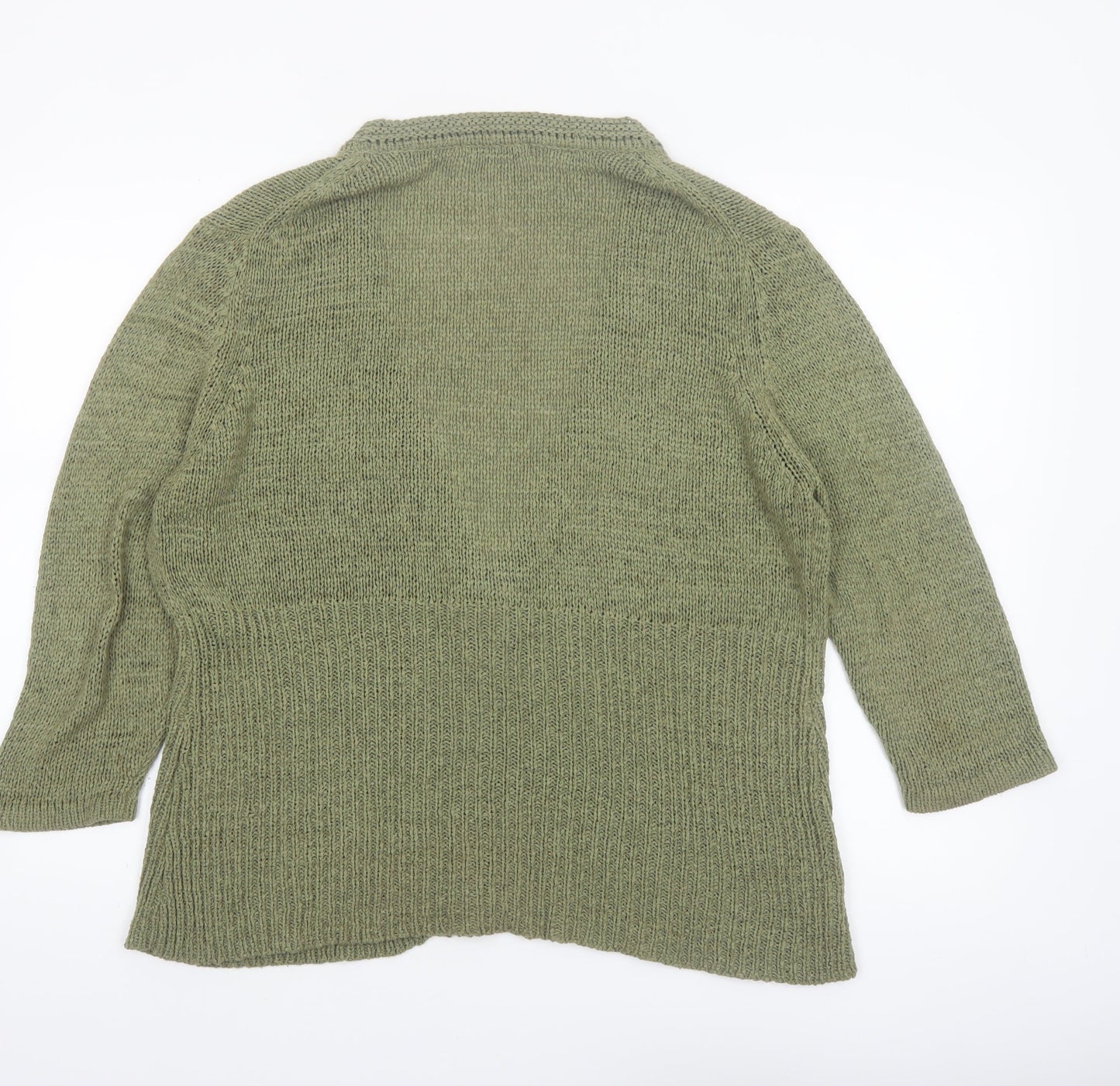 Marks and Spencer Women's Green Size 16 Knit Cardigan