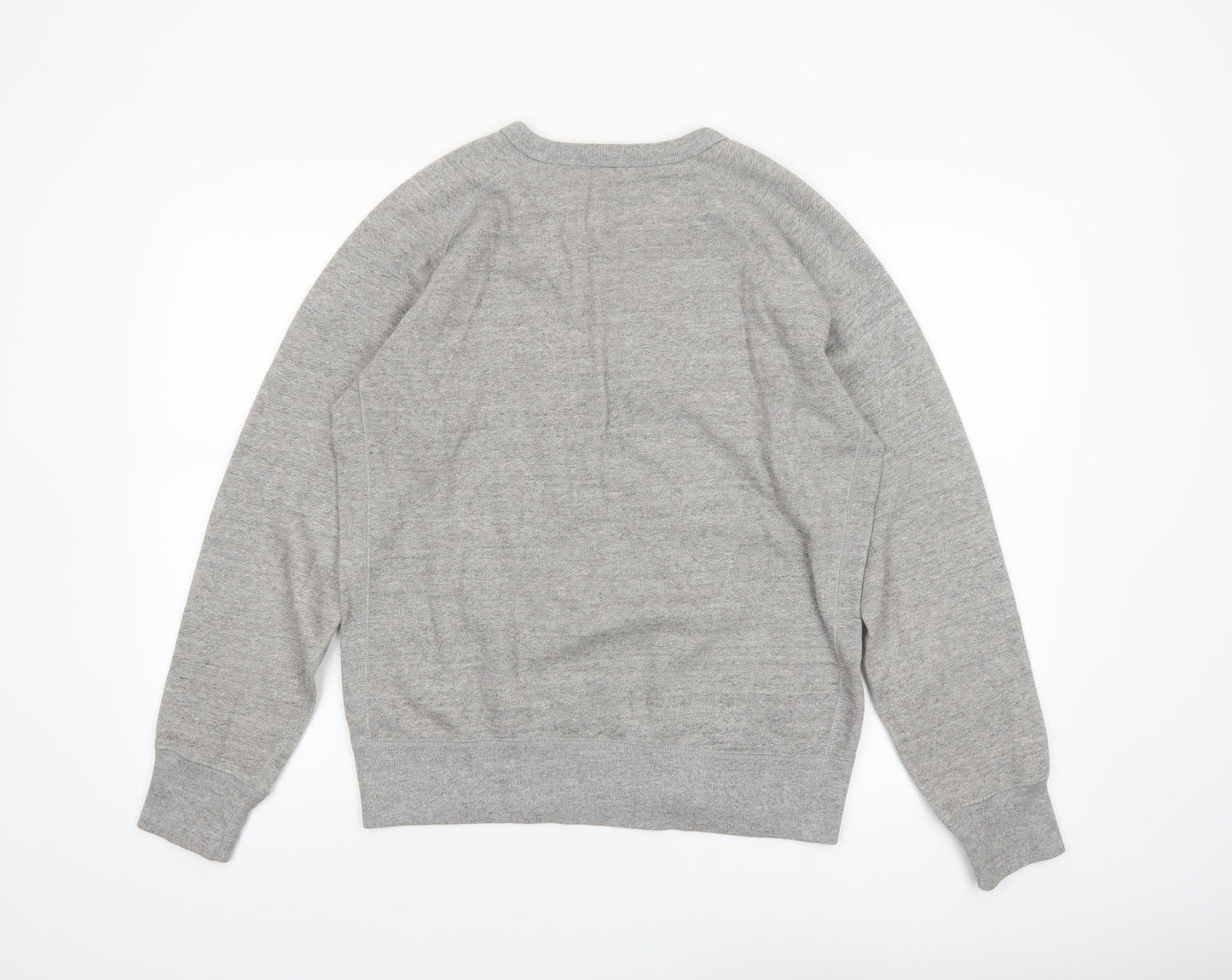 Uniqlo Men's Grey Crew Neck Pullover Sweatshirt Size M