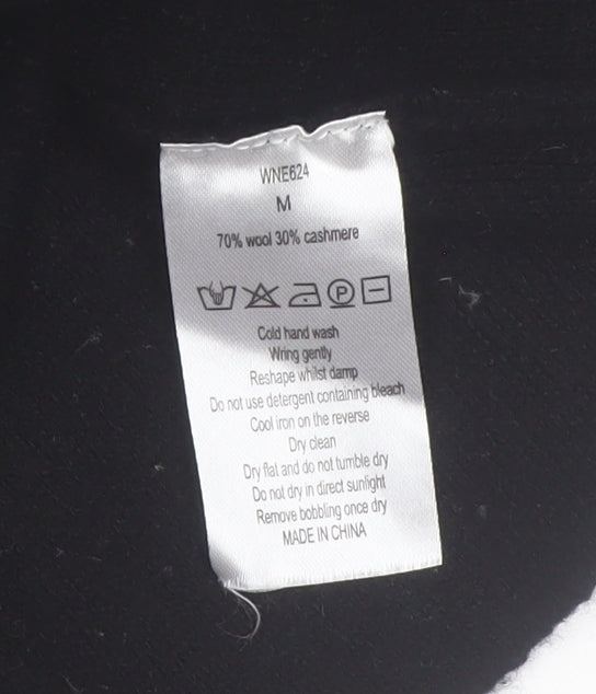 No. Eleven Women's Black Wool Cashmere Roll Neck Jumper M