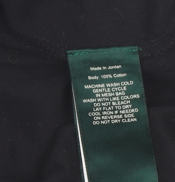 Ralph Lauren Women’s Black Cotton Fit & Flare Dress Size 12