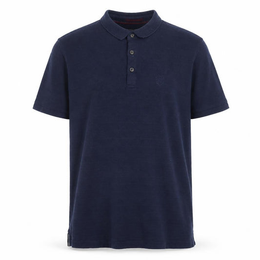 Kensington Eastside Men's Navy Cotton Short Sleeve Polo Shirt L