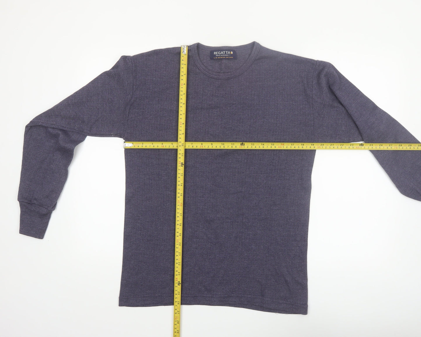 Regatta Men's Grey Long Sleeve Activewear T-Shirt Size L