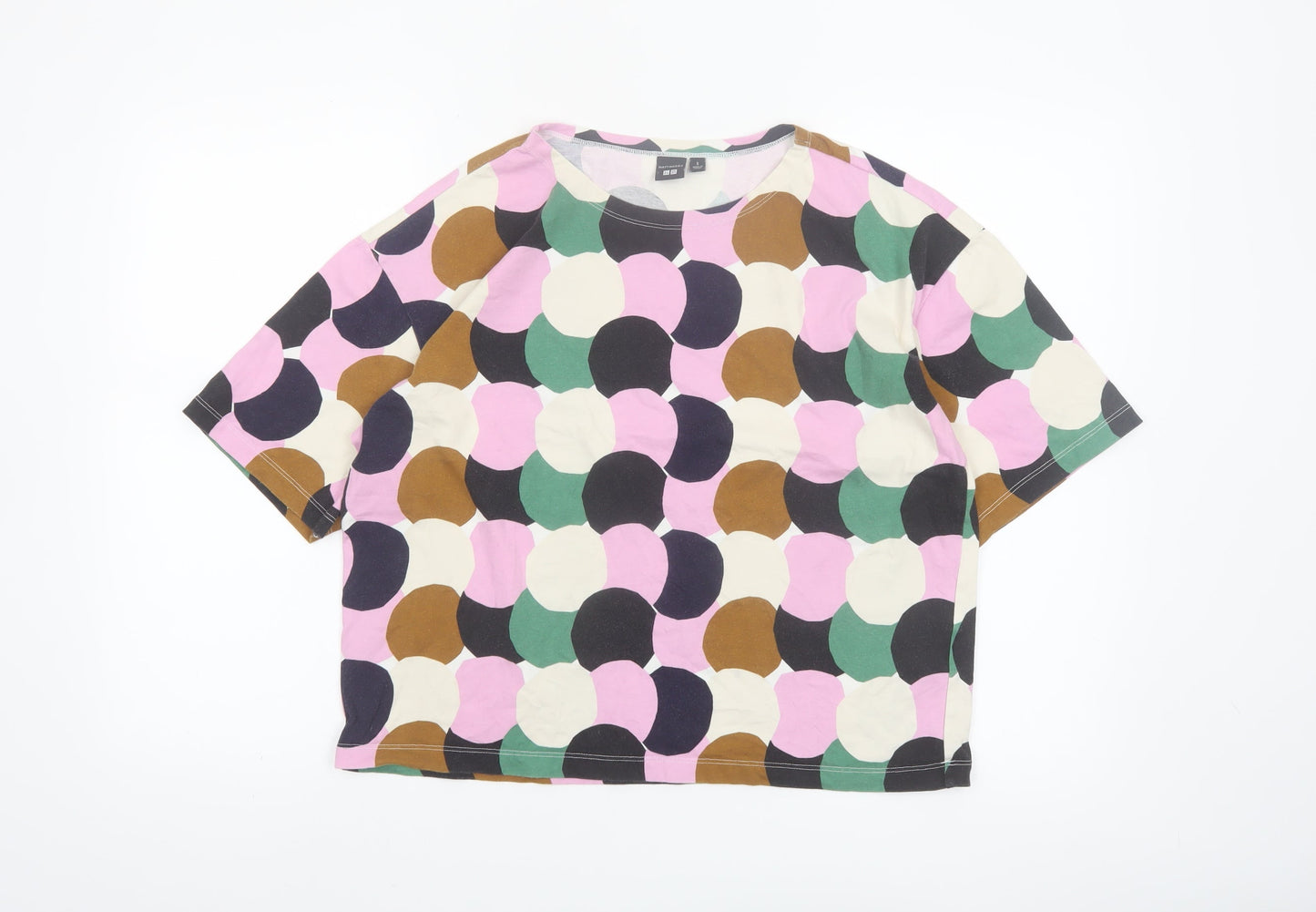 Uniqlo x Marimekko Women's Multicoloured Cotton Boxy T-Shirt Size S