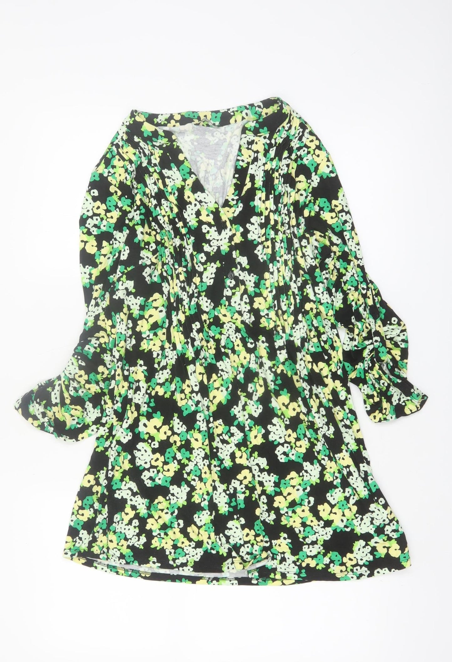Roman Women’s Multicoloured Floral Tunic Blouse Size 12