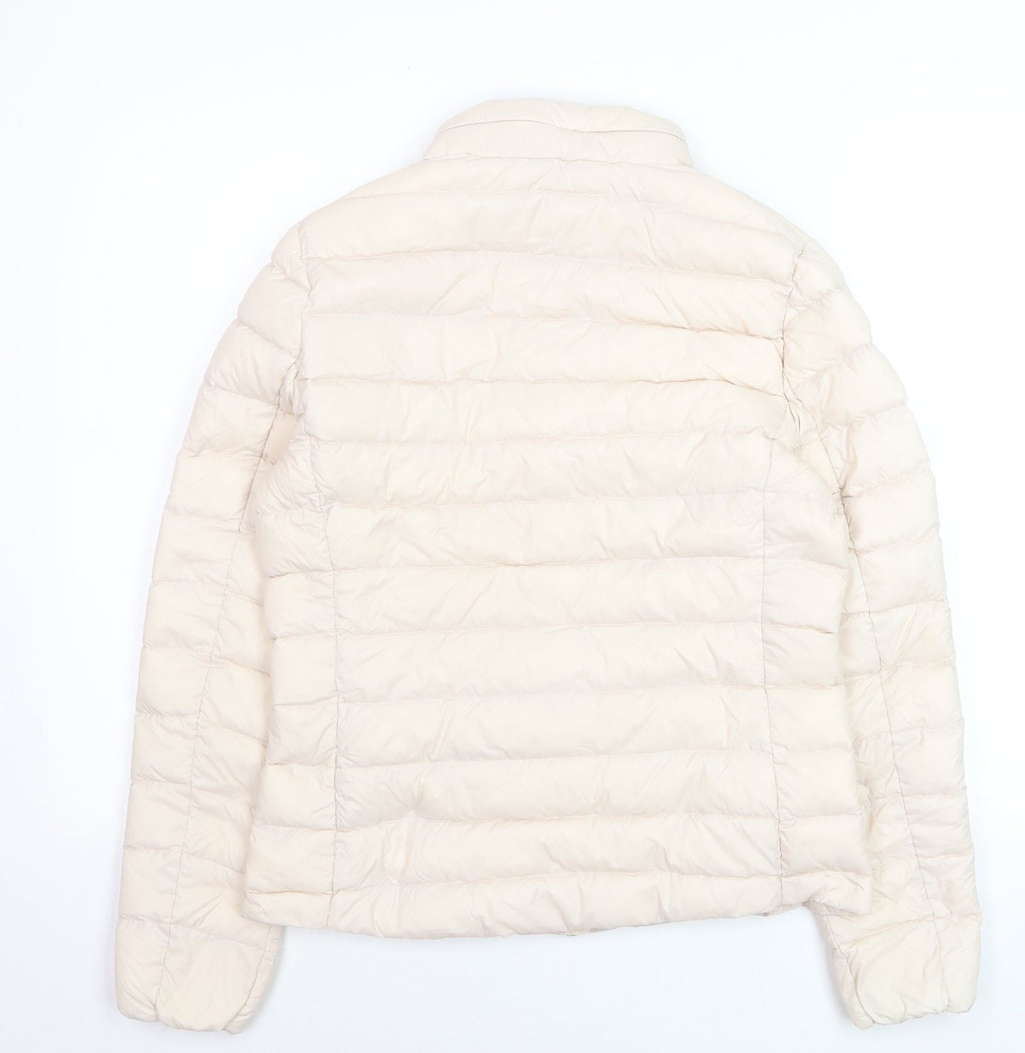 Marks and Spencer Women's Pink Puffer Jacket Size 10 Quilted Lightweight