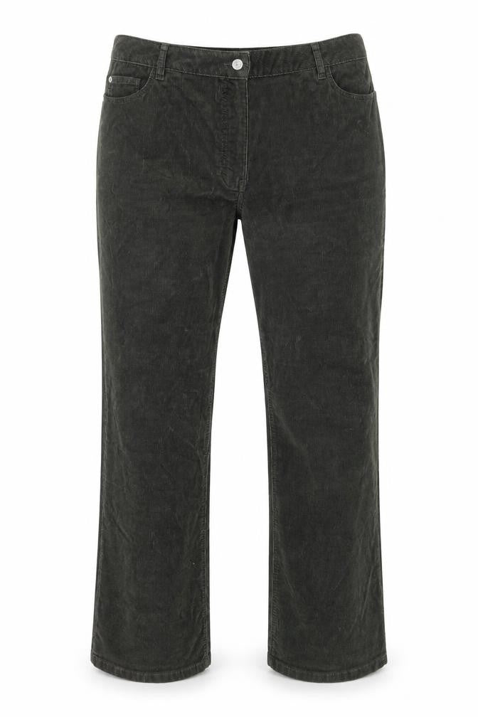 Next Men’s Green Corduroy Straight Trousers Size 16 Regular