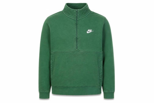 Nike Men’s Green 1/2 Zip Fleece Sweatshirt Small Regular Fit