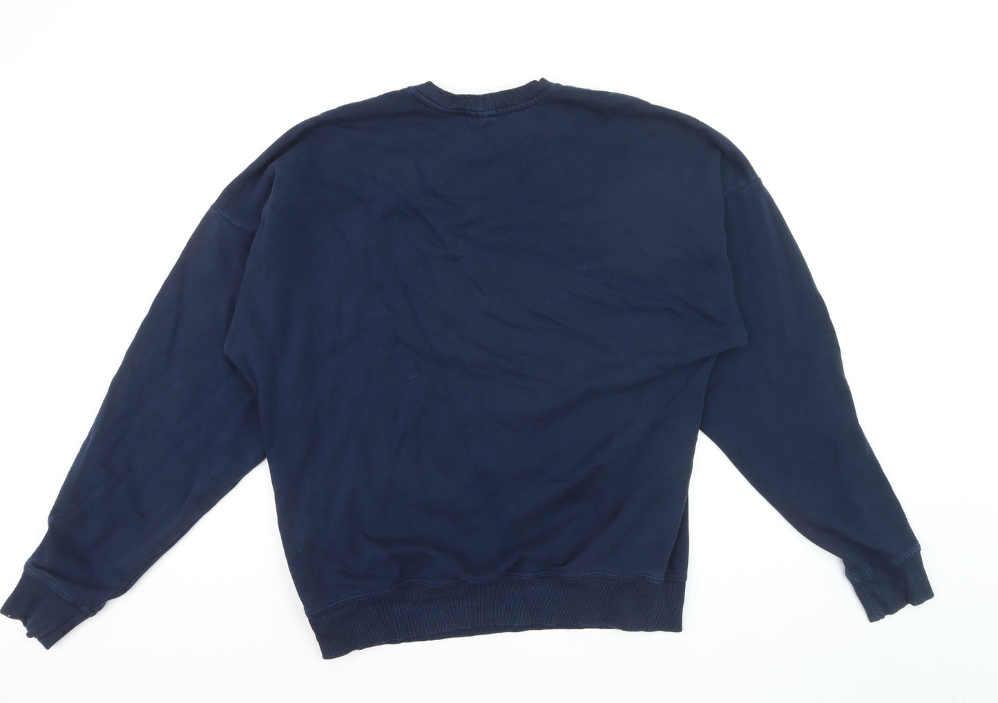 Gymshark Mens Navy Blue Crew Neck Pullover Sweatshirt S