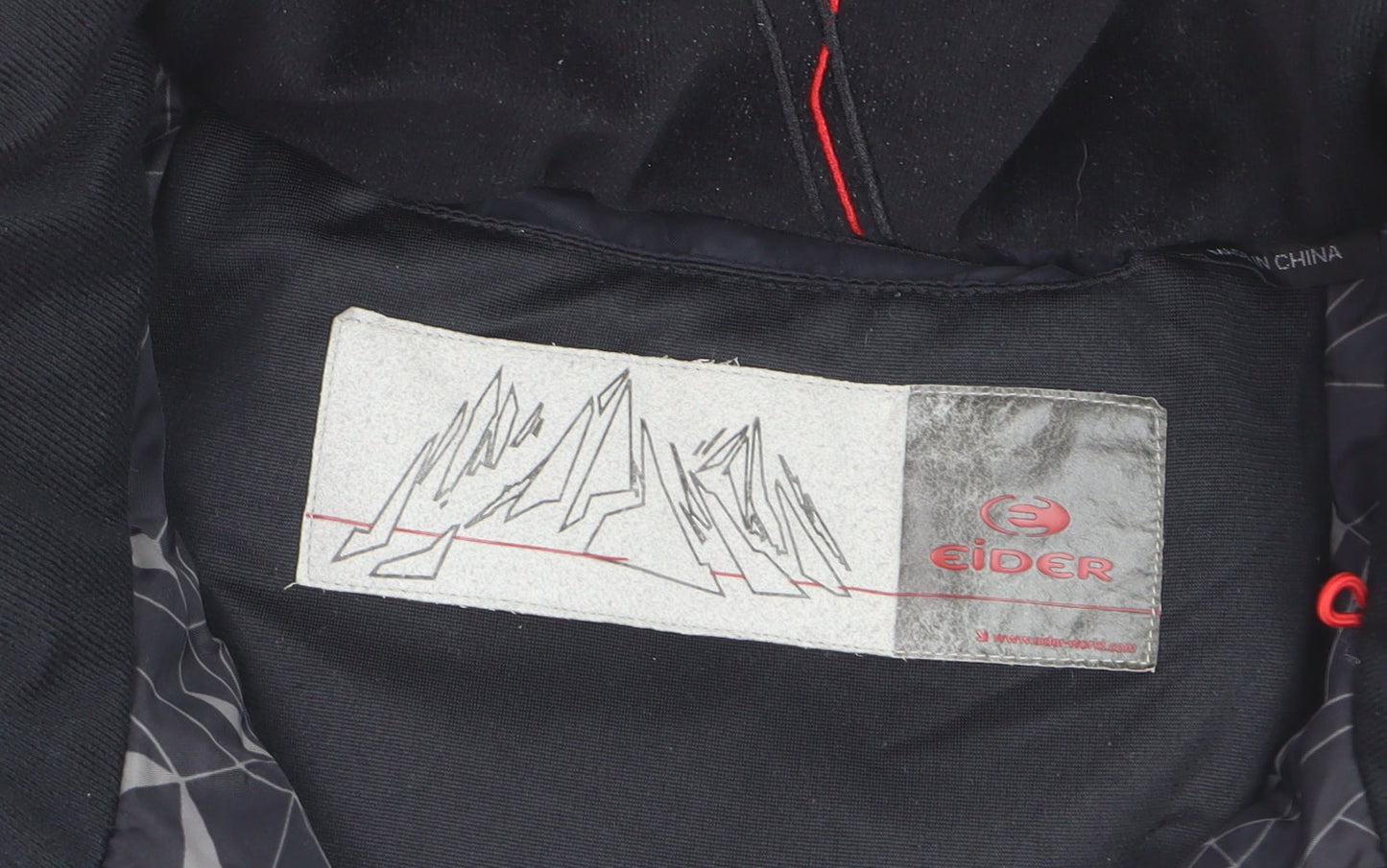 Eider Men's White L Waterproof Ski Jacket Hooded Insulated Lined
