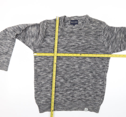 Shore Leave Men's Grey Knit Pullover Jumper Size S