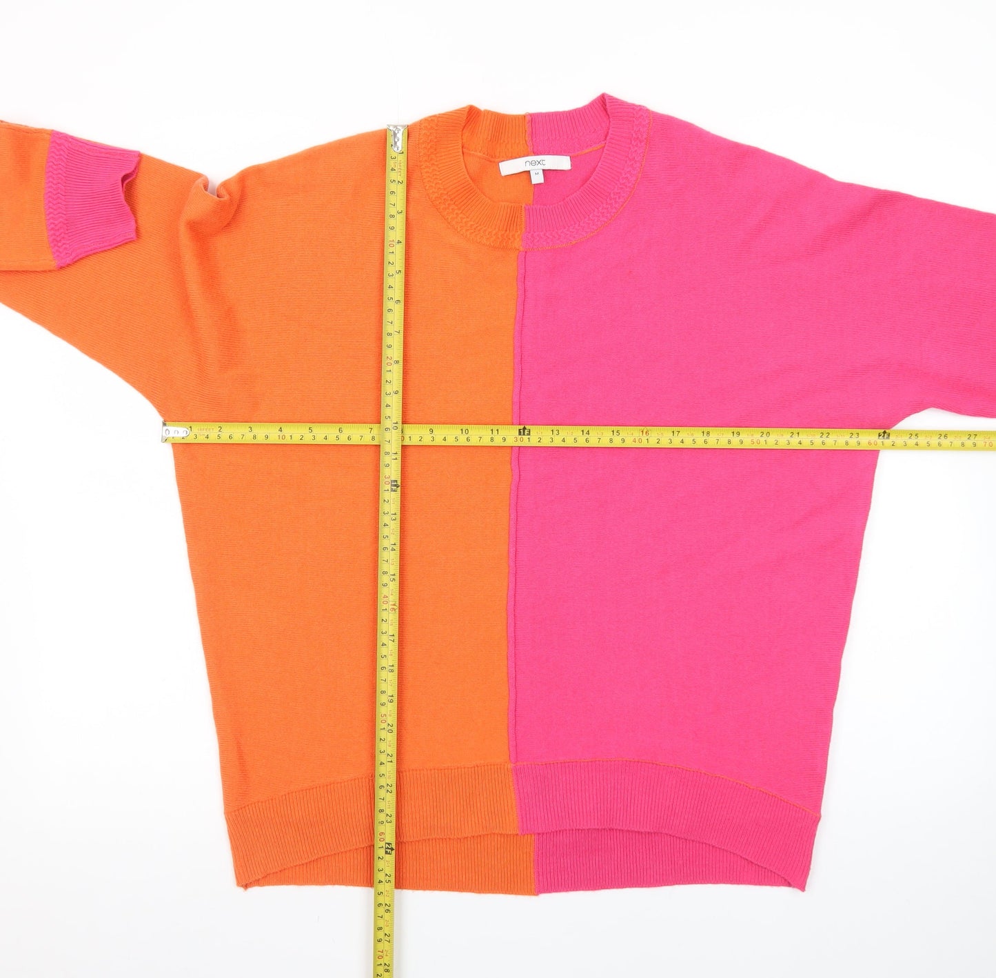 Next Women's Multicoloured Acrylic Pullover Jumper Size 12