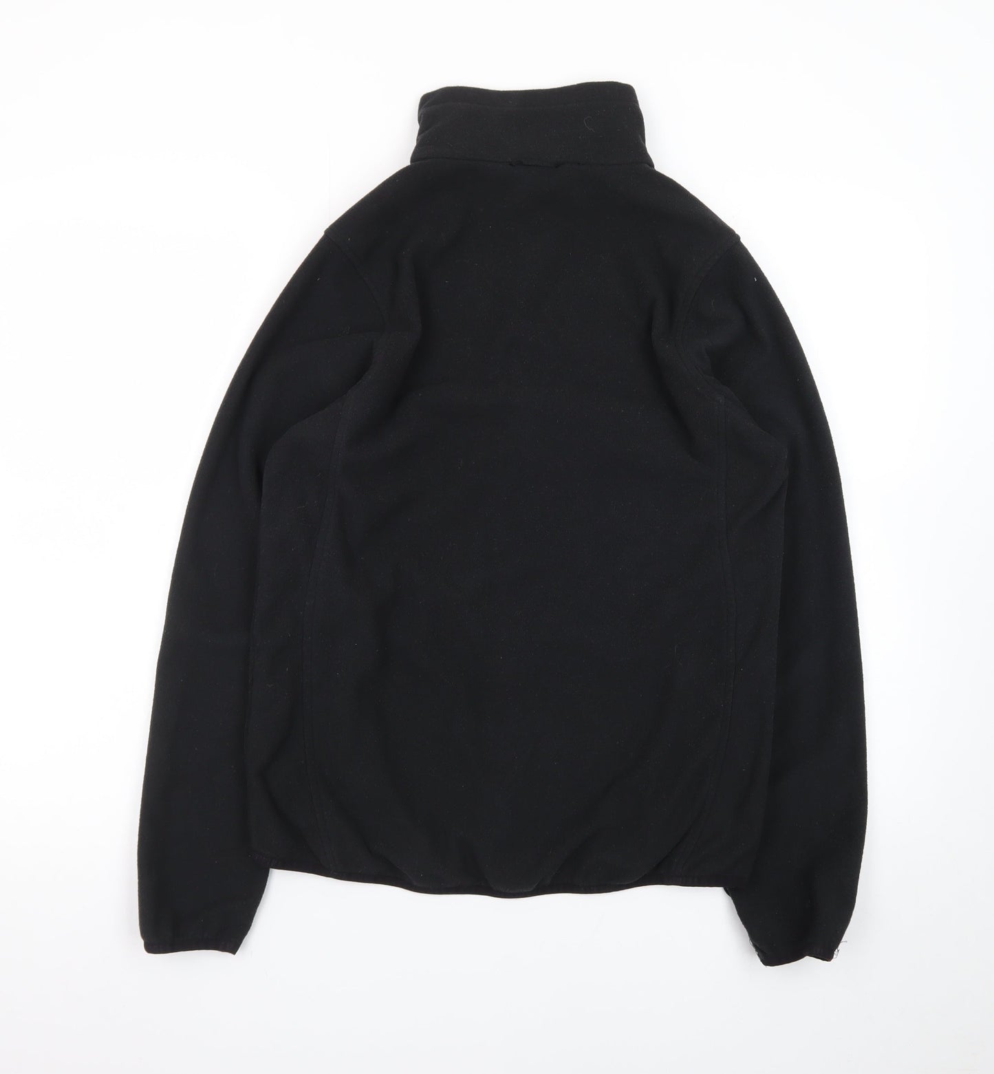 TOG24 Men's Black Fleece Full Zip Jumper M Regular Fit Outdoor