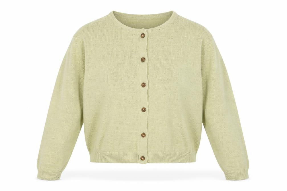 Marks & Spencer Women Beige XL Cotton Button Cardigan