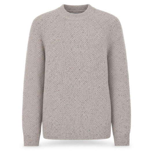 Marks and Spencer Men’s Beige Lambswool Blend Chunky Knit Jumper L