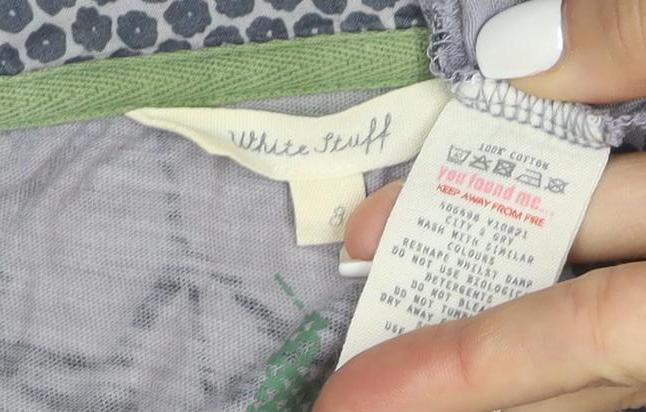 White Stuff Women's Grey Floral Cotton Fit & Flare Dress Size 8