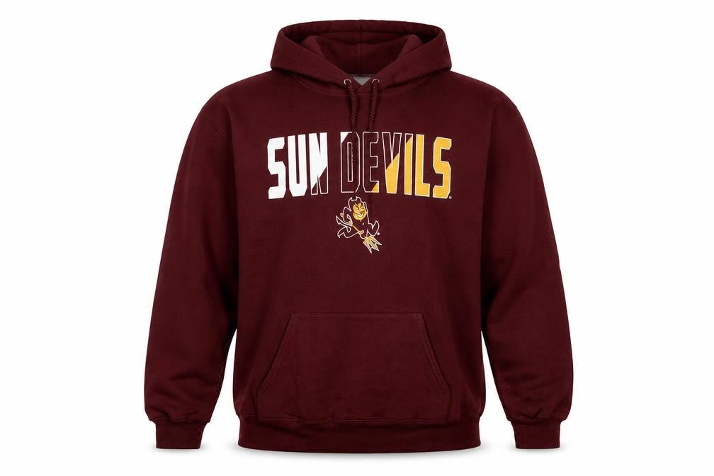 Hanes Men’s Red XL Pullover Hoodie Sun Devils Sports Fleece