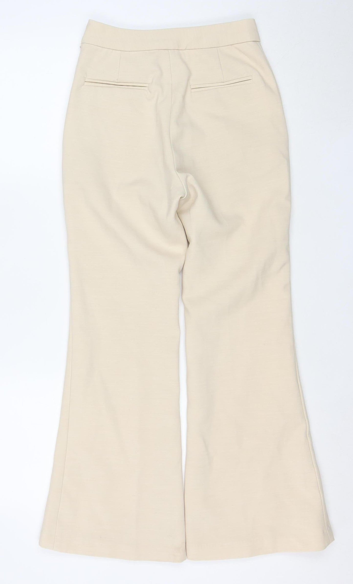 Dream Trend Women’s Beige Flared Dress Pants Trousers Size M