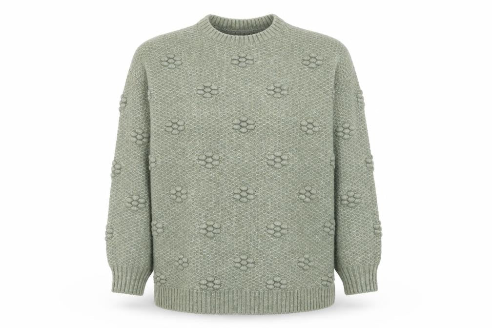 Marks & Spencer Women’s Green Wool Blend Knit Jumper Size S