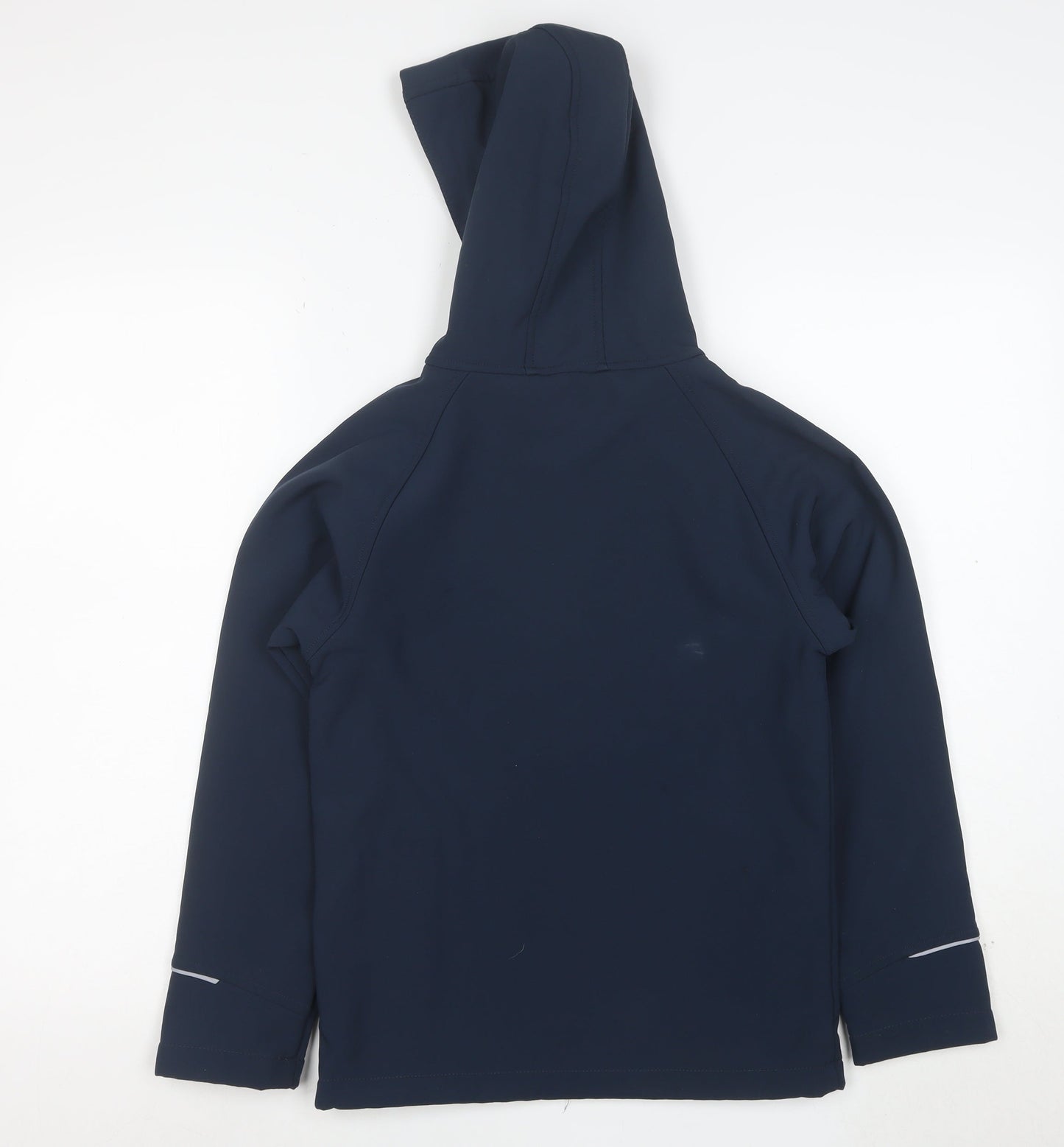 Hi Gear Boys Blue Soft Shell Hooded Jacket 11-12 Years Full Zip Outdoor