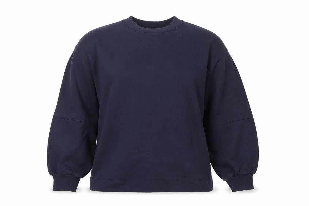 GANT Womens Navy Blue Cotton Crew Neck Pullover Sweatshirt Size M