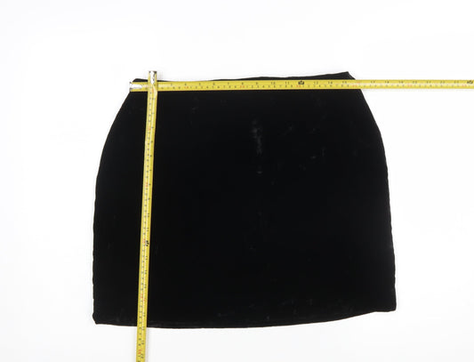 Opera at Richards Women's Black Velvet Pencil Skirt Size 16