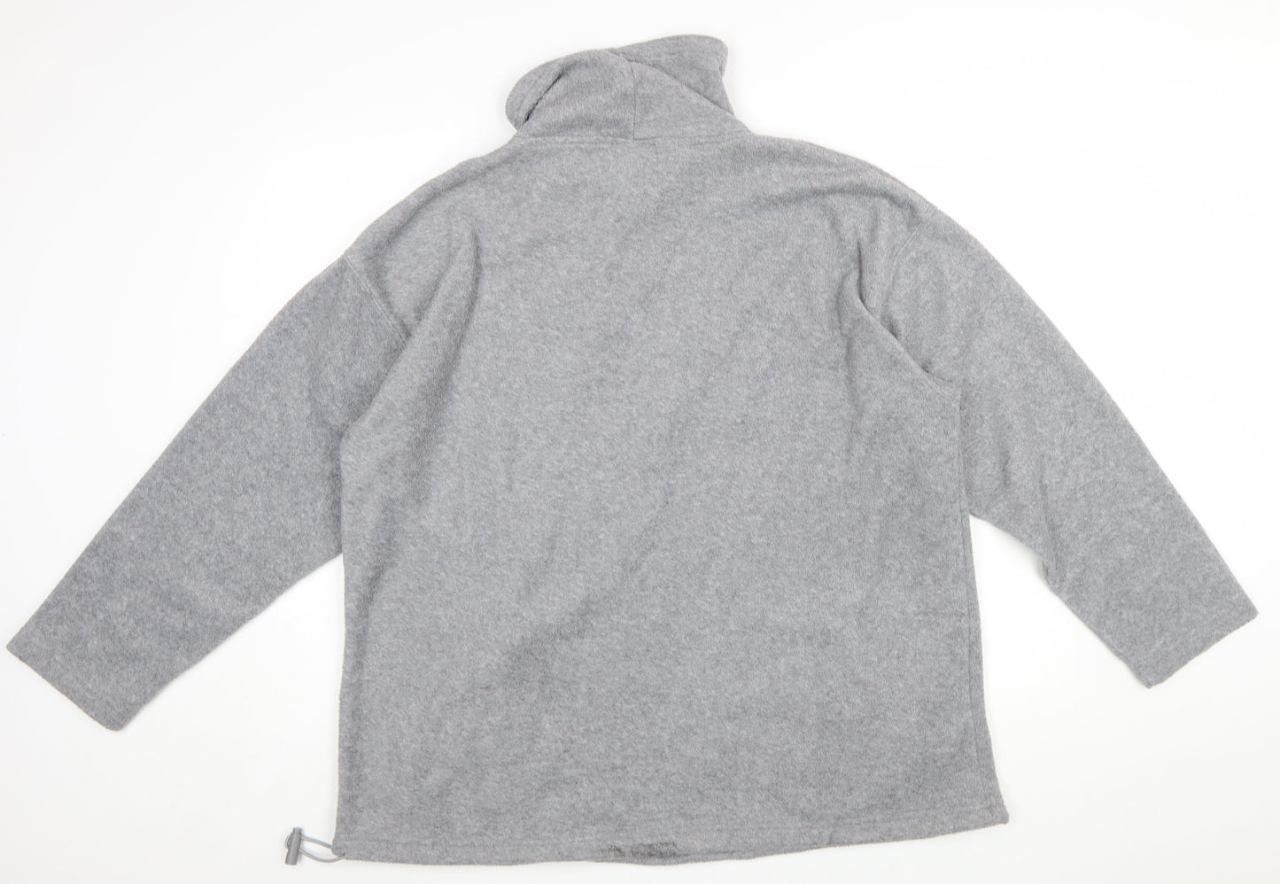 Walt Disney World Grey Fleece Pullover Sweatshirt Women XL Mickey Design