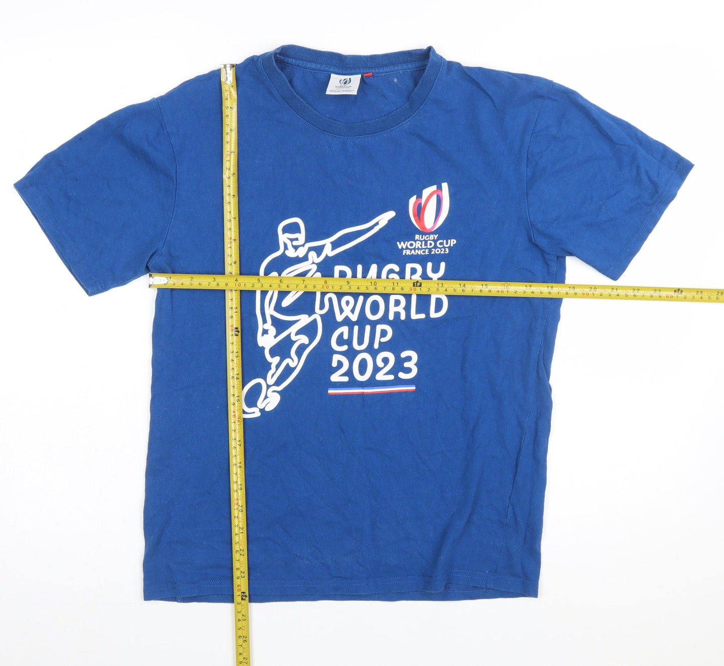Rugby World Cup 2023 Blue Men’s Small Graphic Cotton T-Shirt
