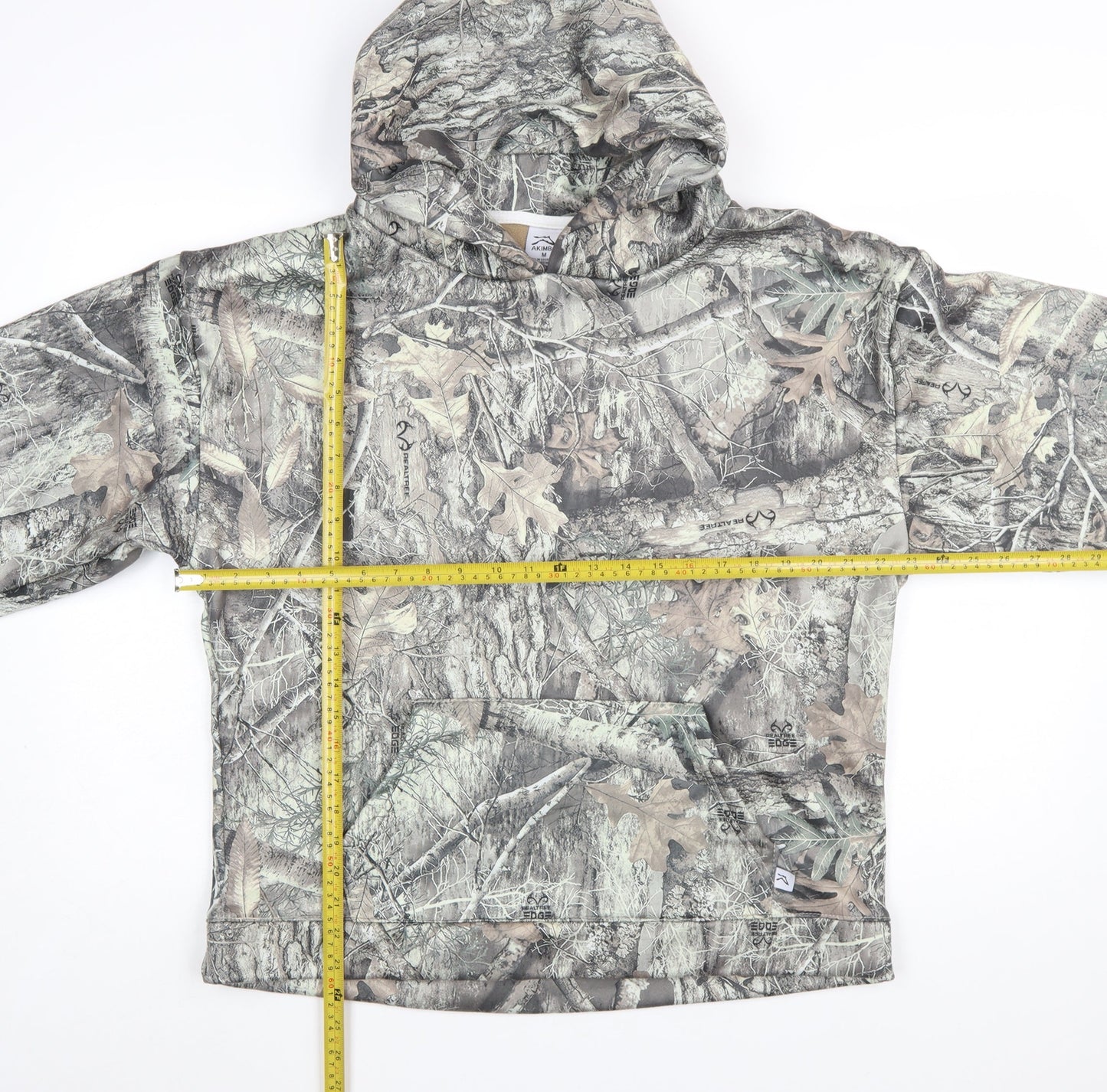 Akimbo Men's Camouflage Fleece Pullover Hoodie Size M