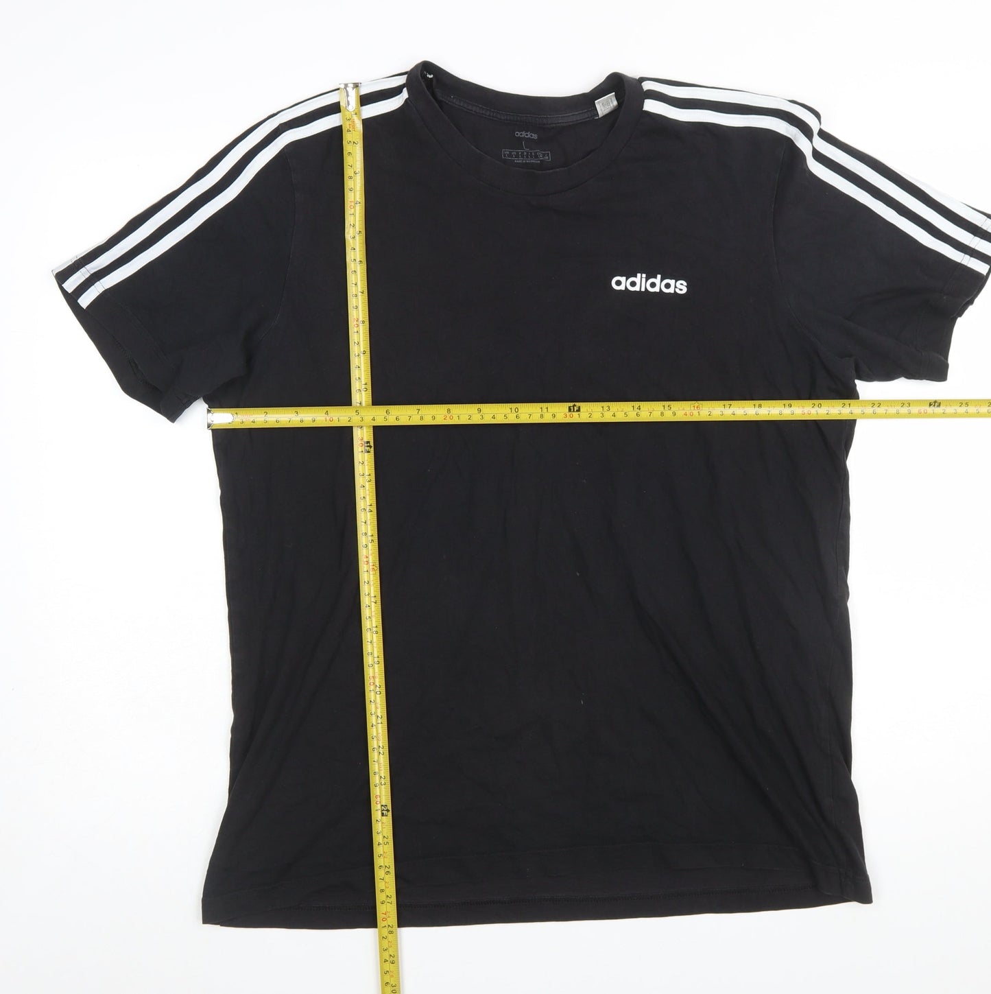 adidas Men's Black L Short Sleeve Crew Neck Sports T-Shirt