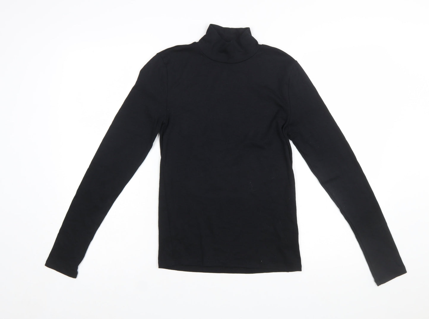 GAP Women's Black Modern Turtleneck Long Sleeve Top Size S