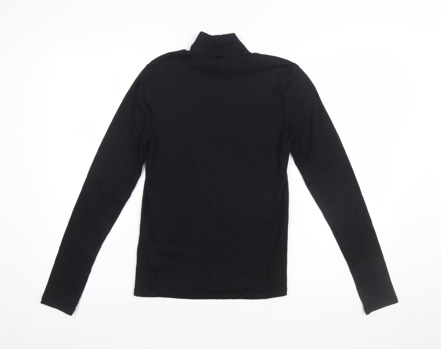GAP Women's Black Modern Turtleneck Long Sleeve Top Size S