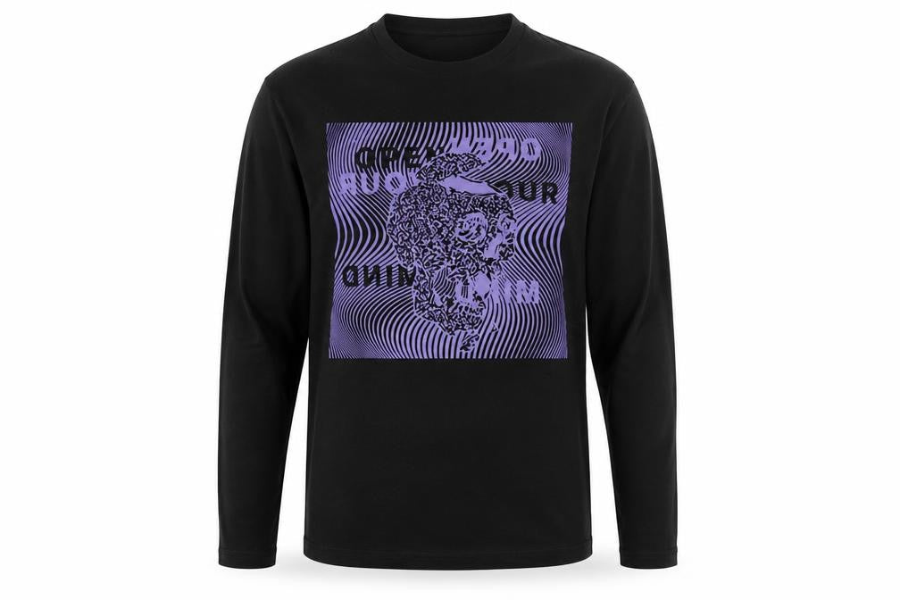 Only & Sons Men’s Black Skull Graphic Long Sleeve T-Shirt M