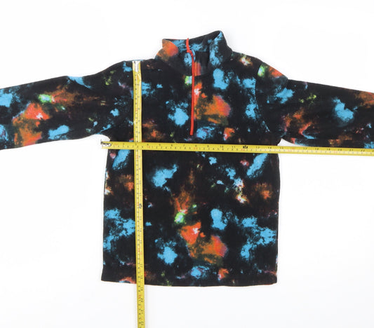 Mountain Warehouse Girls Multicoloured Fleece 1/2 Zip Pullover Sweatshirt 9-10 Years