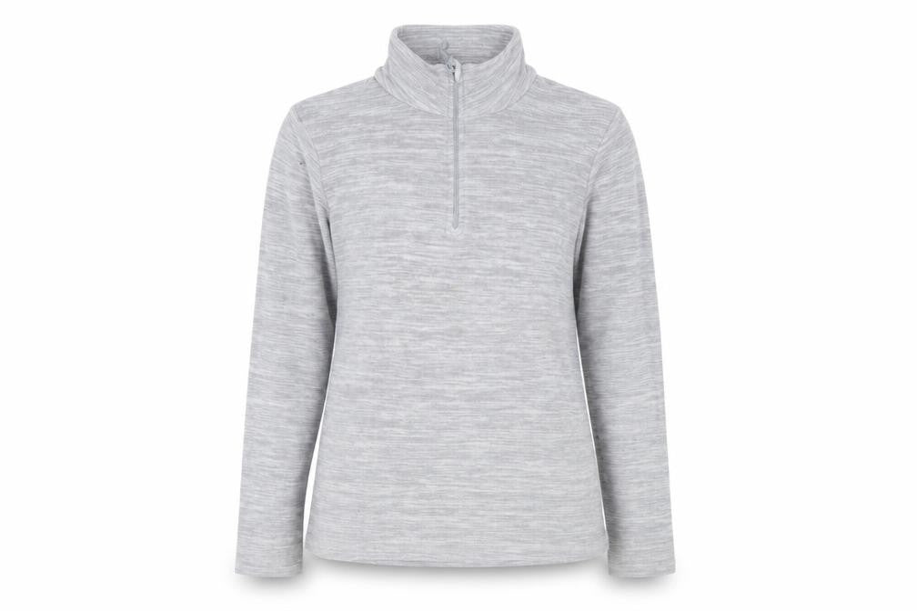 Mountain Warehouse Womens Grey 1/2 Zip Pullover Fleece UK 8