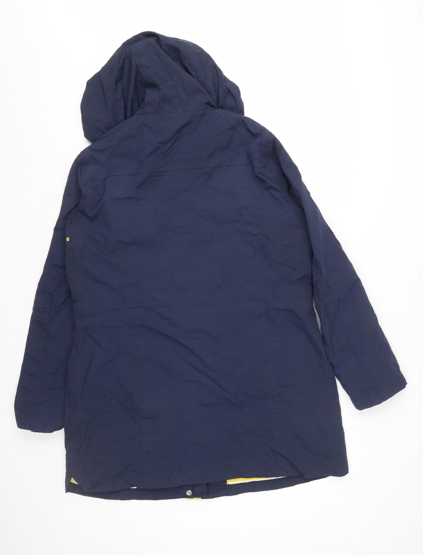Marks and Spencer Per Una Womens Blue Waterproof Parka Coat Size 14