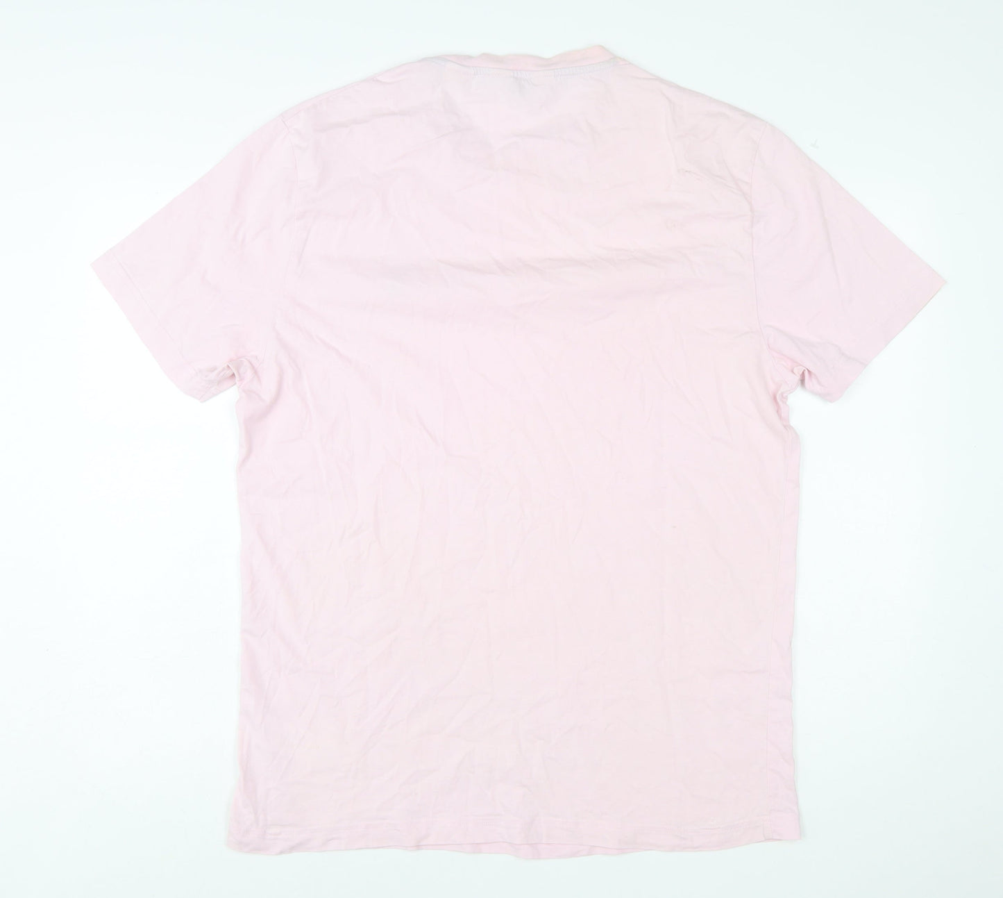 Original Penguin Men's Pink 2XL Crew Neck Cotton T-Shirt