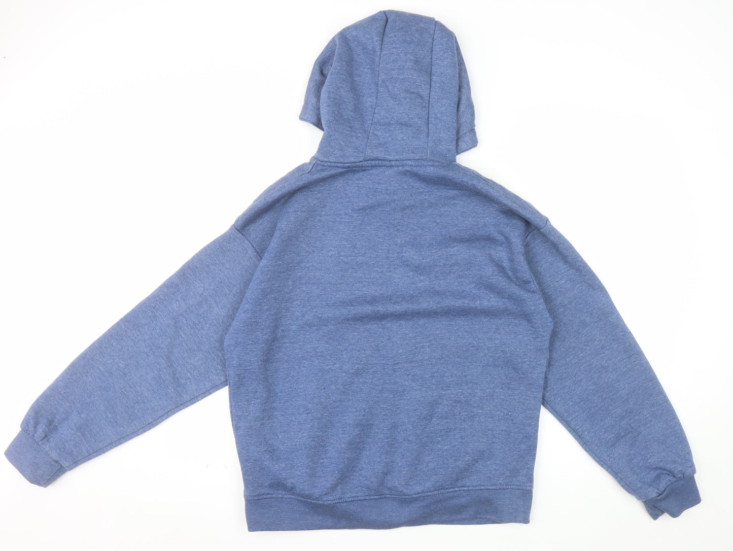 Trespass Men's Blue Pullover Hoodie Medium Fleece Cotton Blend
