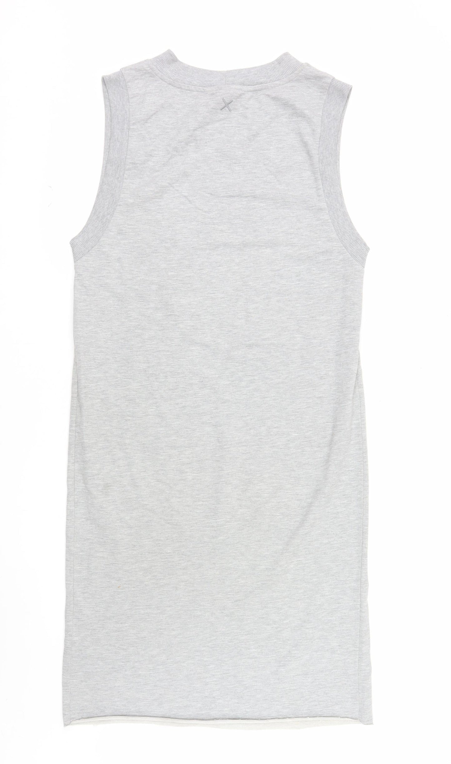 Collusion Women's Grey Size 8 Sleeveless Tank Dress