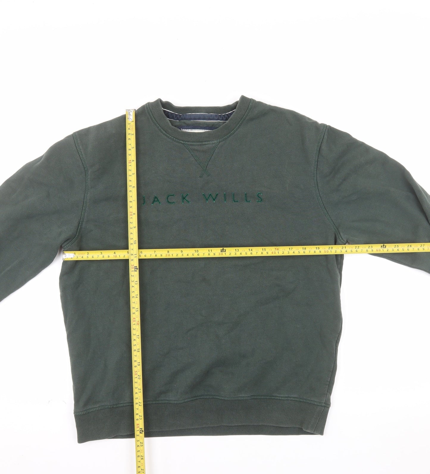 Jack Wills Mens Green M Crew Neck Pullover Sweatshirt