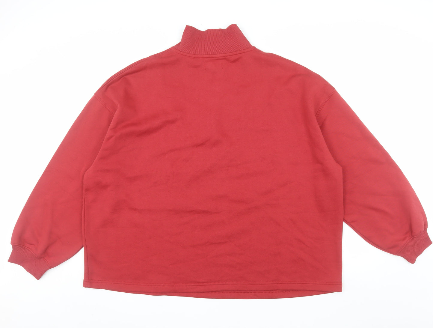Simply Be Women’s Red 1/2 Zip Pullover Sweatshirt Size 20