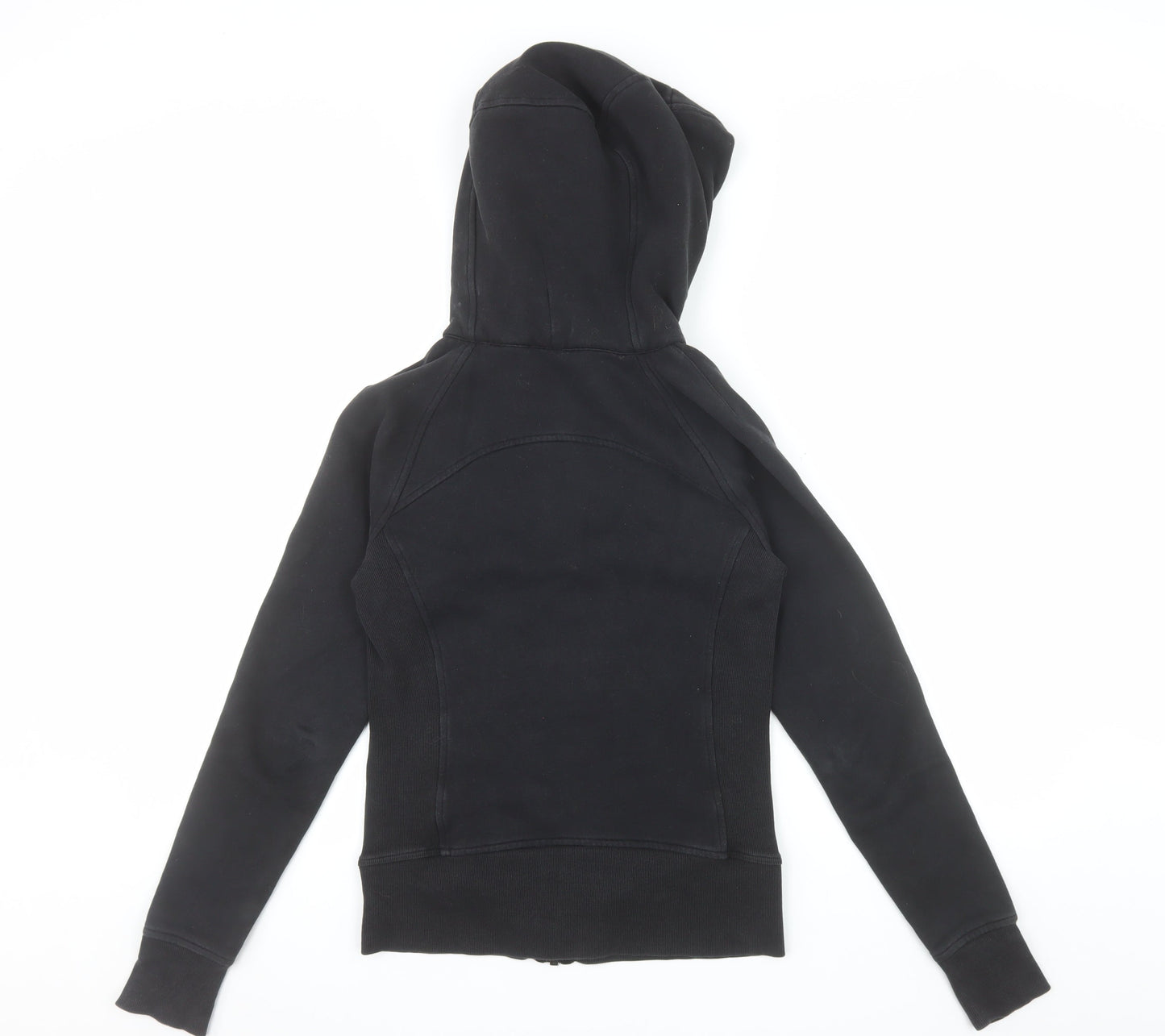 Lululemon Women Black Size S Full Zip Hoodie Cotton Blend