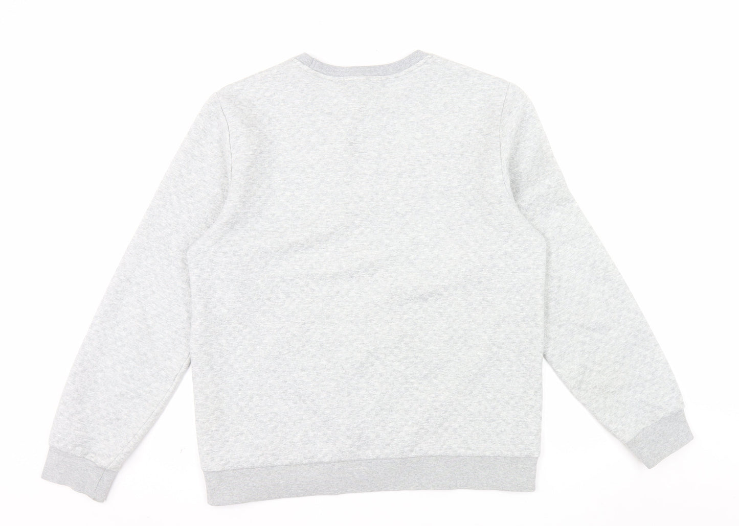 Scotch & Soda Men’s Grey Crew Neck Pullover Sweatshirt L Regular Fit