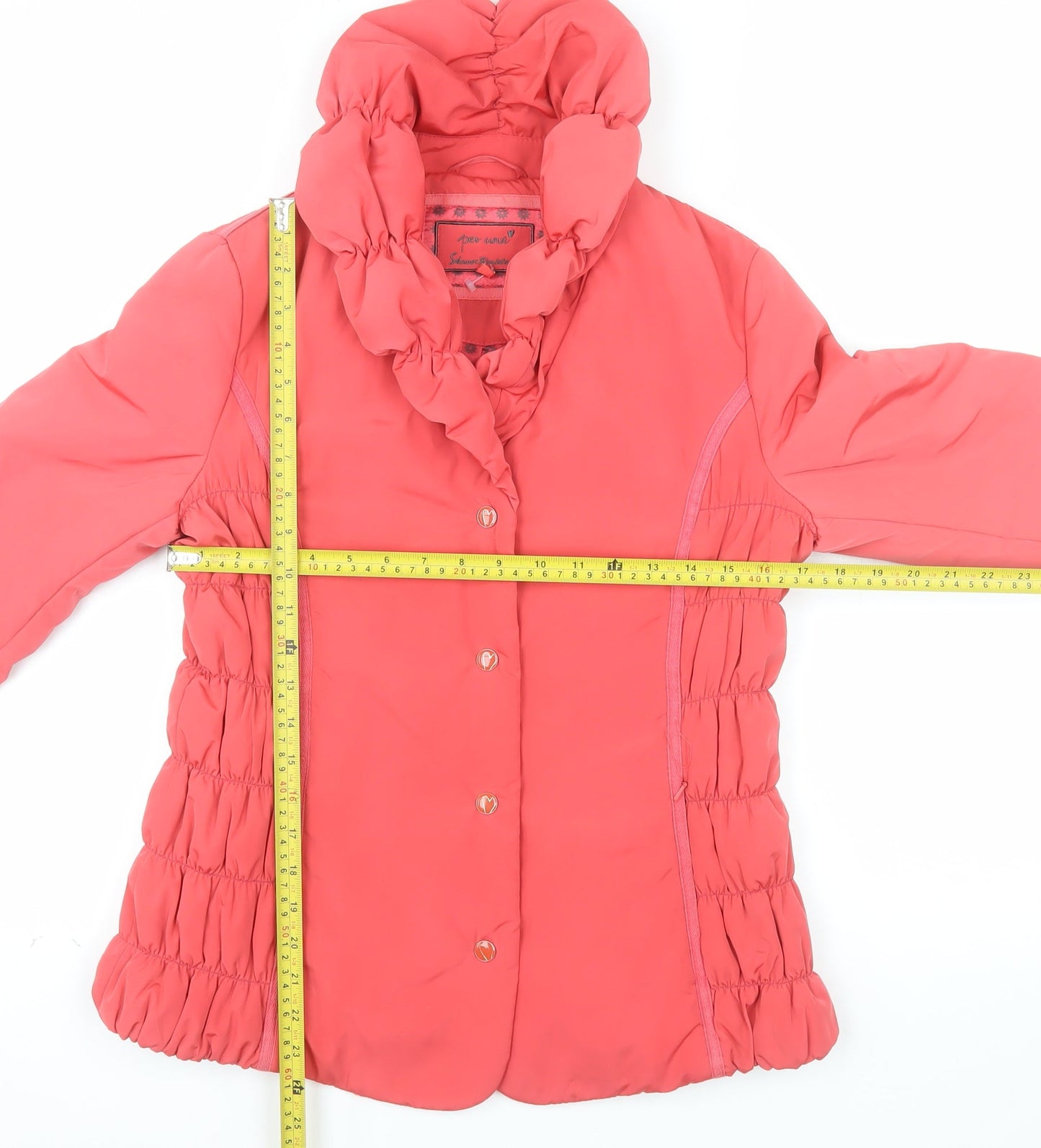 Marks and Spencer Per Una Pink Women's Size 10 Shower Resistant Puffer Jacket