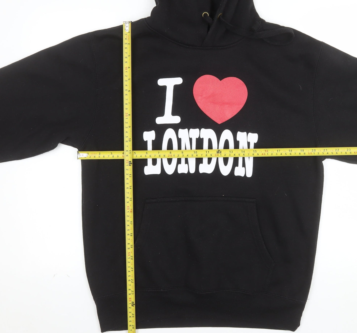 Zone One Men's Black I Love London Pullover Hoodie Size M