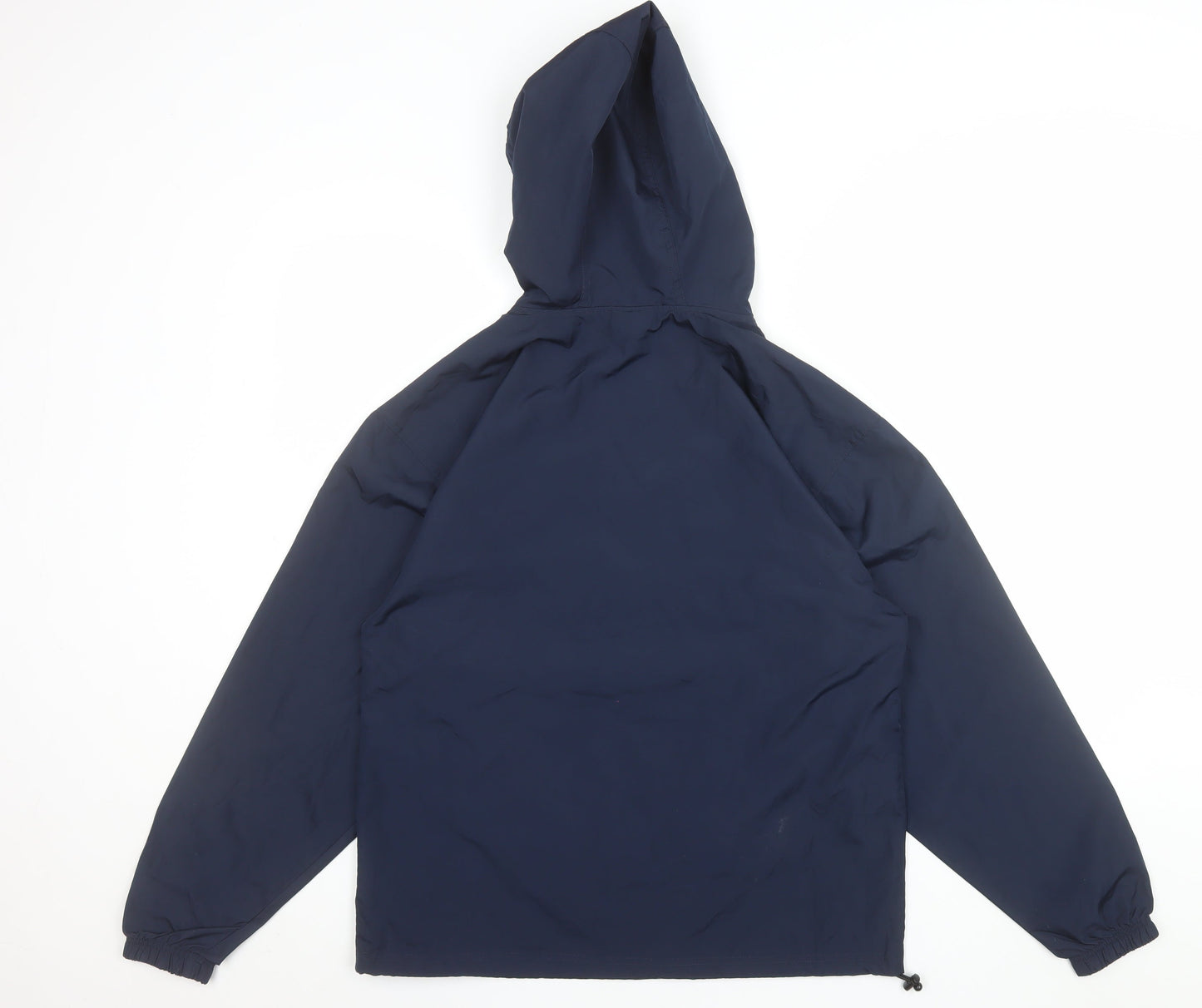 Champion Men’s Blue UCR Hooded Anorak Jacket Size S Windproof