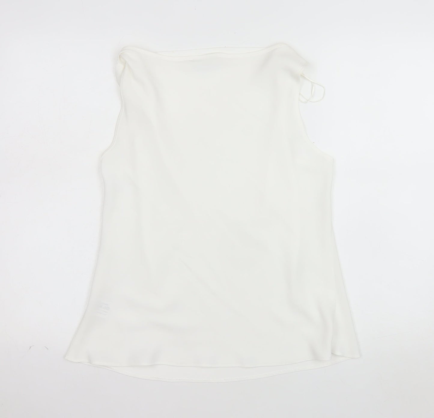 Roman Originals Women’s Ivory Cowl Neck Sleeveless Camisole Top Size 16