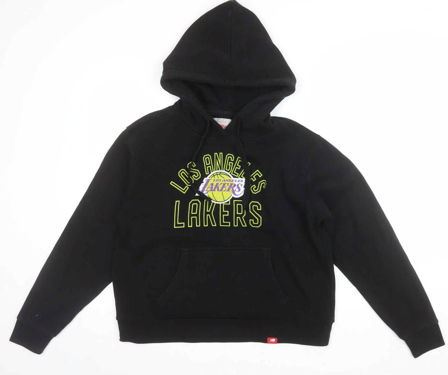 Sportiqe Men's Black Los Angeles Lakers Pullover Hoodie M