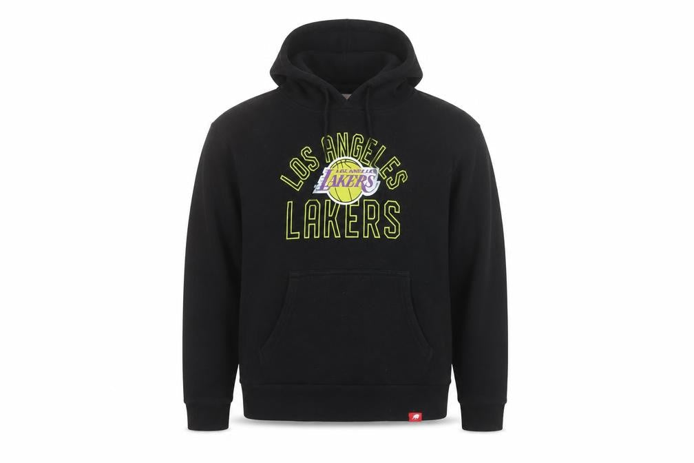 Sportiqe Men's Black Los Angeles Lakers Pullover Hoodie M